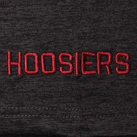 Men's Colosseum Black Indiana Hoosiers Big & Tall Down Swing Polo