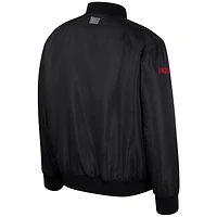 Blouson aviateur Colosseum Indiana Hoosiers entièrement zippé pour homme