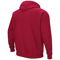 Chandail à capuchon Colosseum Crimson Indiana Hoosiers Arch & Logo 3.0 pour hommes