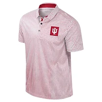 Men's Colosseum Crimson Indiana Hoosiers Big & Tall Marty Rival Polo