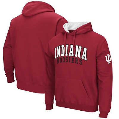 Sweat à capuche double arche Colosseum Crimson Indiana Hoosiers pour homme