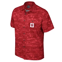 Chemise boutonnée Colosseum Crimson Indiana Hoosiers Ozark pour hommes