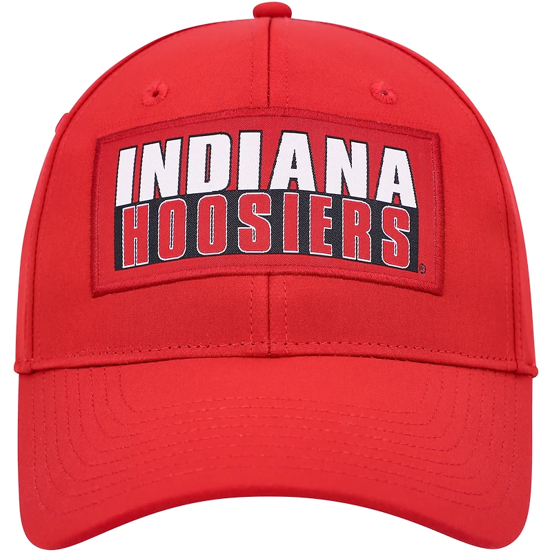Men's Colosseum Crimson Indiana Hoosiers Positraction Snapback Hat