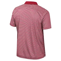 Men's Colosseum Crimson Indiana Hoosiers Striped Polo