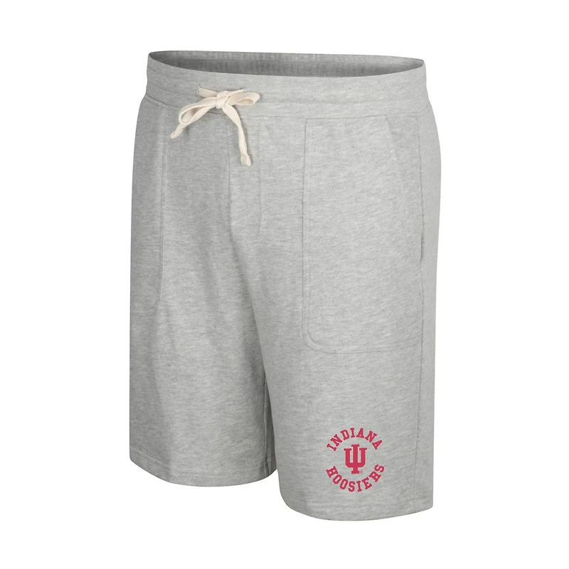 Colosseum Heather Grey Indiana Hoosiers Love To Hear This Terry Short pour homme