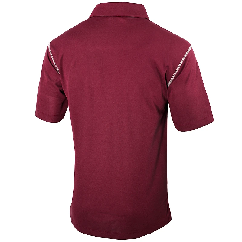 Men's Columbia Crimson Indiana Hoosiers Omni-Wick Shotgun Polo
