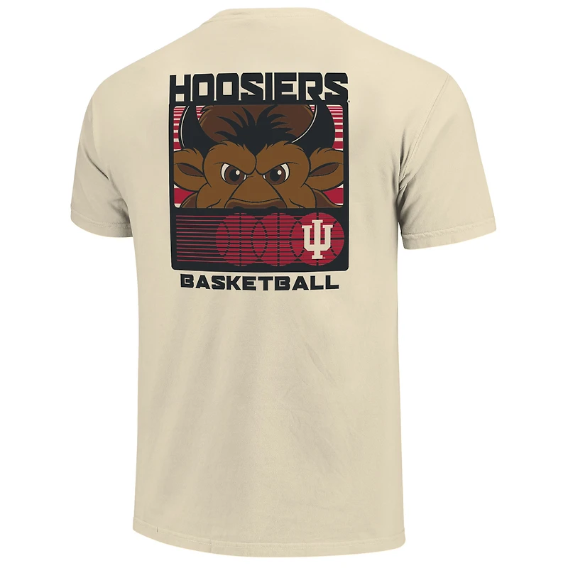 Couleurs confortables crème pour hommes Indiana Hoosiers Basketball Staredown