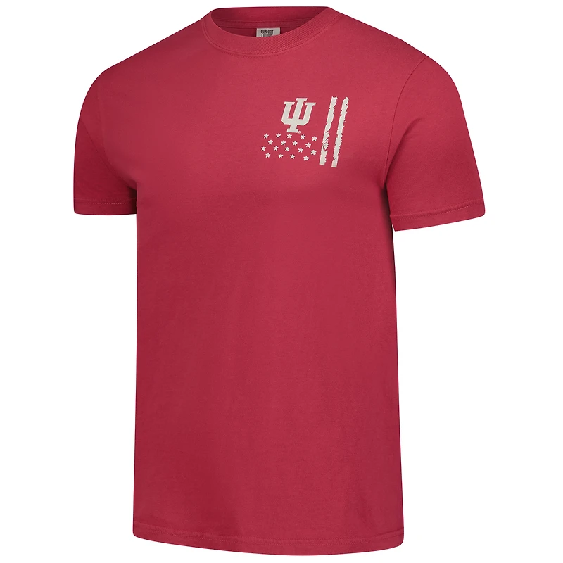 T-shirt camouflage Crimson Indiana Hoosiers OHT pour homme