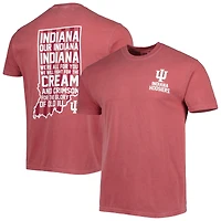 Men's Crimson Indiana Hoosiers Hyperlocal T-Shirt