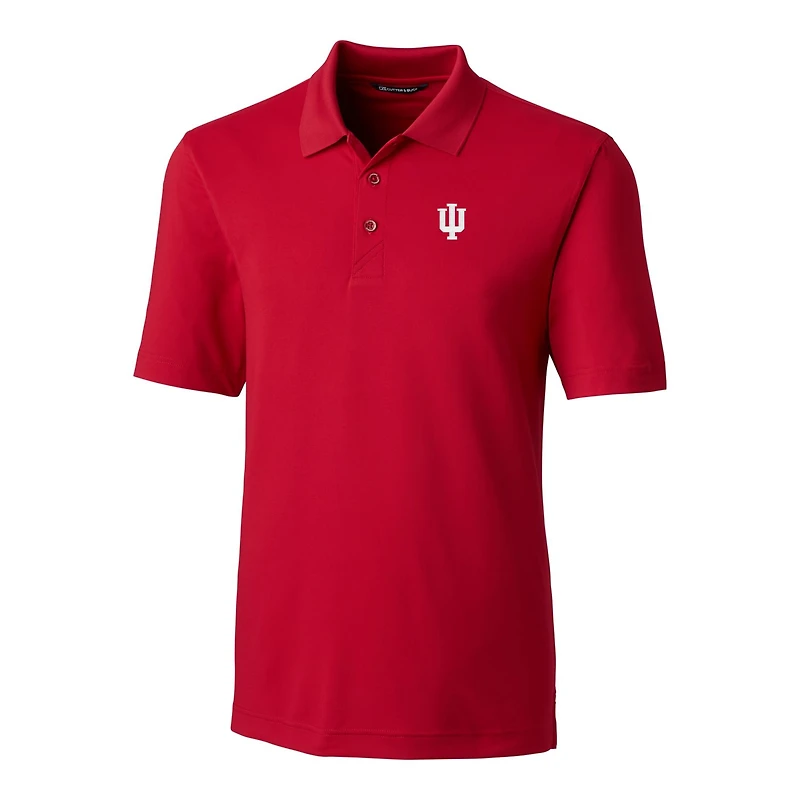 Polo stretch Cutter & Buck Crimson Indiana Hoosiers pour homme, grandes tailles