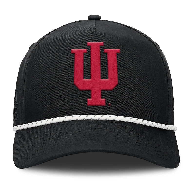 Men's Fanatics  Black Indiana Hoosiers Undertone Rope Adjustable Hat