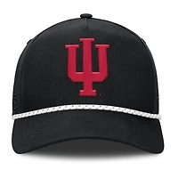 Men's Fanatics  Black Indiana Hoosiers Undertone Rope Adjustable Hat