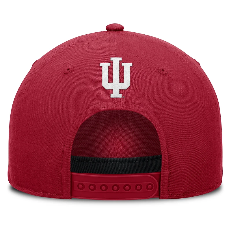 Casquette ajustable Fanatics Crimson Indiana Hoosiers pour homme