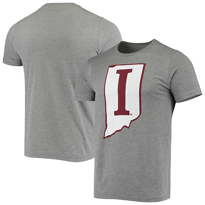 T-shirt pour homme Homefield Grey Indiana Hoosiers Vintage Memorial Mural