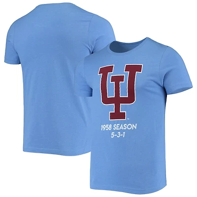 T-shirt d'uniforme Homefield chiné bleu clair pour homme Indiana Hoosiers Vintage 1958 IU