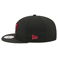 Men's New Era  Black Indiana Hoosiers Team 9FIFTY Snapback Hat