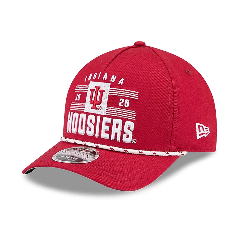 Men's New Era  Crimson Indiana Hoosiers Historic March Madness 9FORTY M-Crown Adjustable Hat