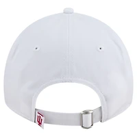 Men's New Era White Indiana Hoosiers Fan 9TWENTY Adjustable Hat