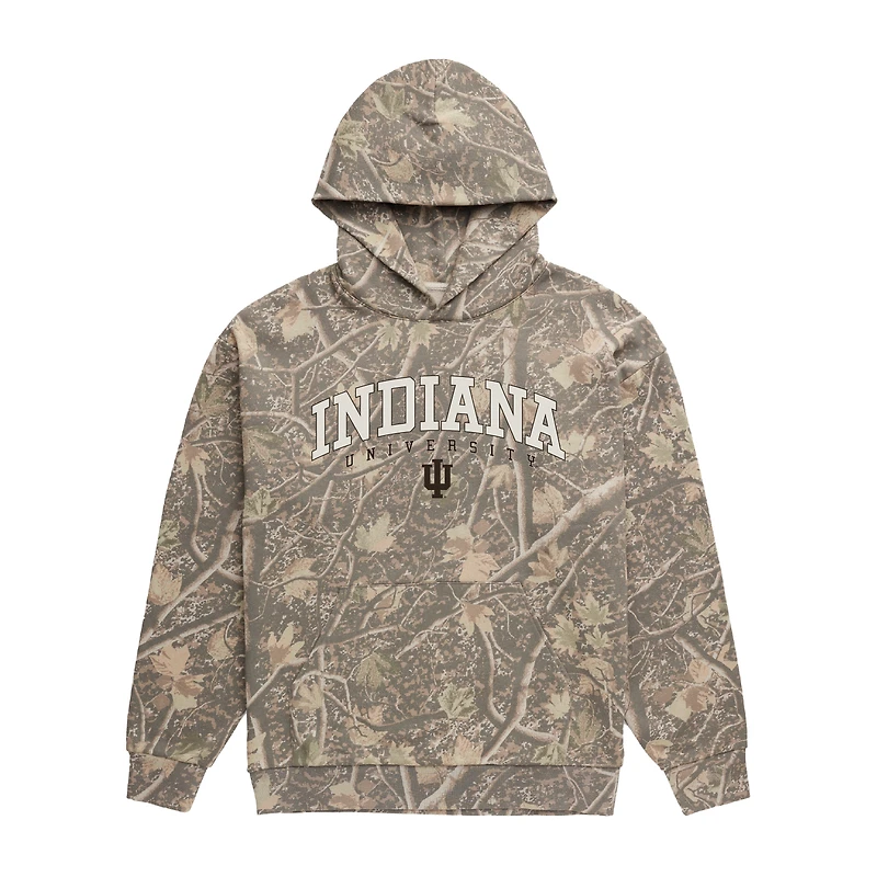Sweat à capuche polaire camouflage Indiana Hoosiers Back Bay pour homme de la marque Uscape Apparel