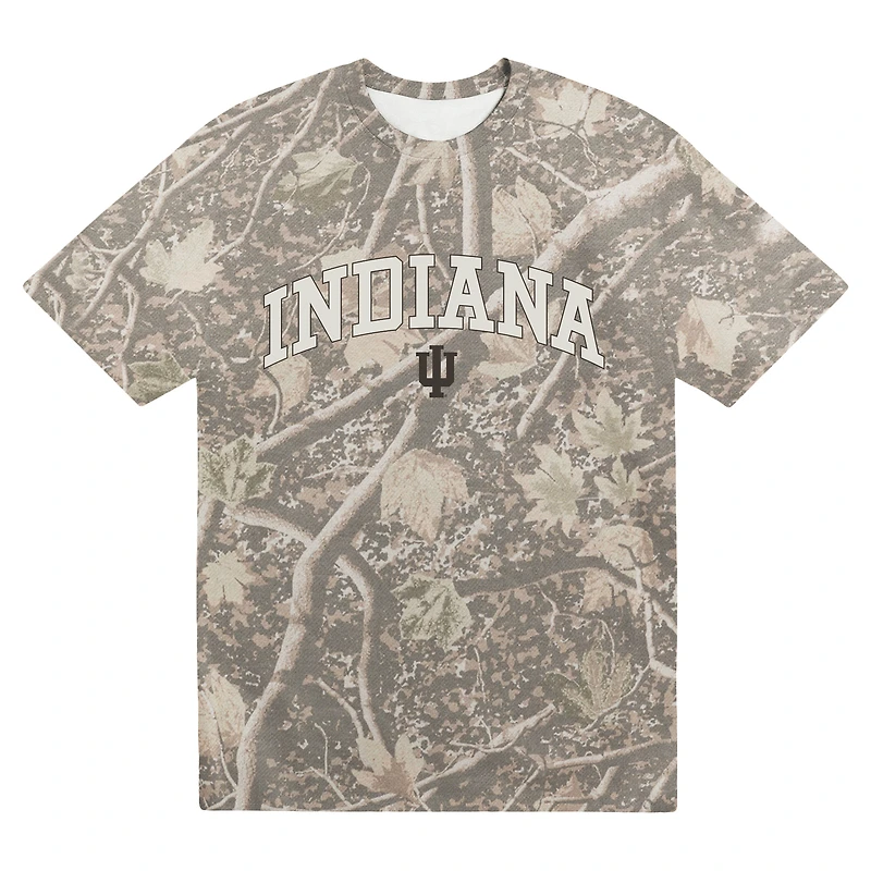 Men's Uscape Apparel Camo Indiana Hoosiers Back Bay Heavyweight T-Shirt