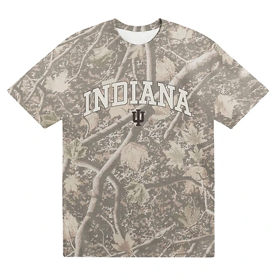 Men's Uscape Apparel  Camo Indiana Hoosiers Back Bay Heavyweight T-Shirt