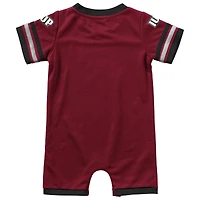Barboteuse Colosseum Crimson Indiana Hoosiers Bumpo Football Logo pour nouveau-né et nourrisson