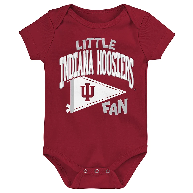 Newborn Outerstuff Crimson Indiana Hoosiers Little Banner Bodysuit