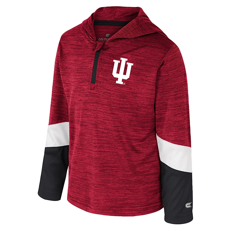Toddler Colosseum Crimson Indiana Hoosiers Rylos Quarter-Zip Windshirt