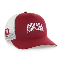 Casquette ajustable unisexe « 47 Crimson Indiana Hoosiers Contemporary Basics Foundation Trucker Hitch »
