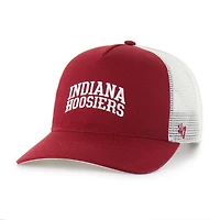 Casquette ajustable unisexe « 47 Crimson Indiana Hoosiers Contemporary Basics Foundation Trucker Hitch »