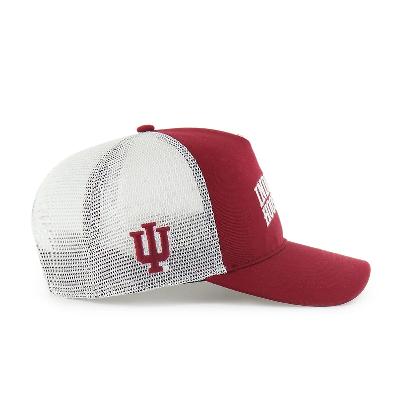 Casquette ajustable unisexe « 47 Crimson Indiana Hoosiers Contemporary Basics Foundation Trucker Hitch »