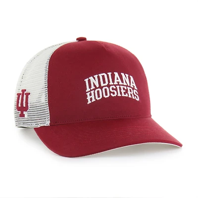 Casquette ajustable unisexe « 47 Crimson Indiana Hoosiers Contemporary Basics Foundation Trucker Hitch »