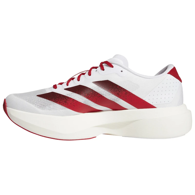 Chaussures de course unisexes adidas blanches Indiana Hoosiers Adizero Evolution SL