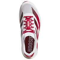 Chaussures de course unisexes adidas blanches Indiana Hoosiers Adizero Evolution SL