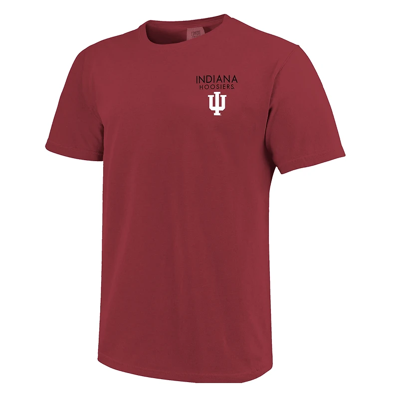 Unisex Crimson Indiana Hoosiers Scenic Comfort Colors T-Shirt