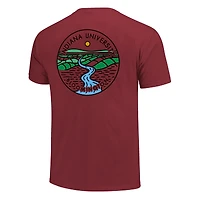 Unisex Crimson Indiana Hoosiers Scenic Comfort Colors T-Shirt