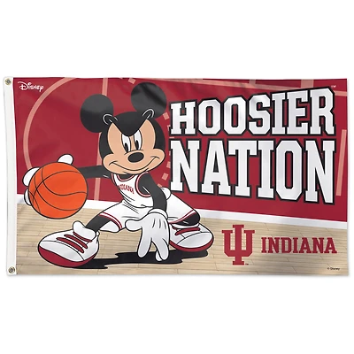 WinCraft Indiana Hoosiers Drapeau unilatéral Disney 3 pi x 5 pi