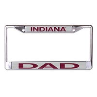 Cadre de plaque d'immatriculation WinCraft Indiana Hoosiers S/L Dad