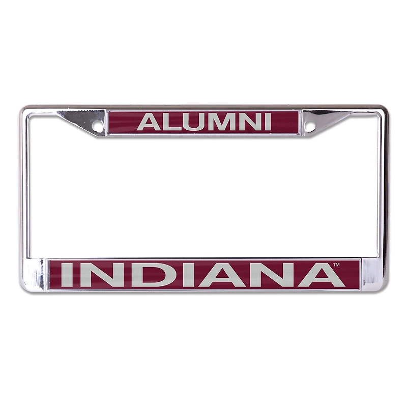 Cadre de plaque d'immatriculation WinCraft Indiana Hoosiers S/L School Alumni
