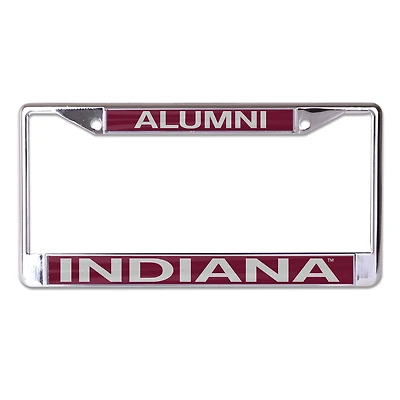 Cadre de plaque d'immatriculation WinCraft Indiana Hoosiers S/L School Alumni