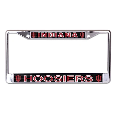 Cadre de plaque d'immatriculation en métal avec logo secondaire des Indiana Hoosiers de WinCraft
