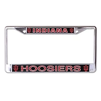 Cadre de plaque d'immatriculation en métal avec logo secondaire des Indiana Hoosiers de WinCraft