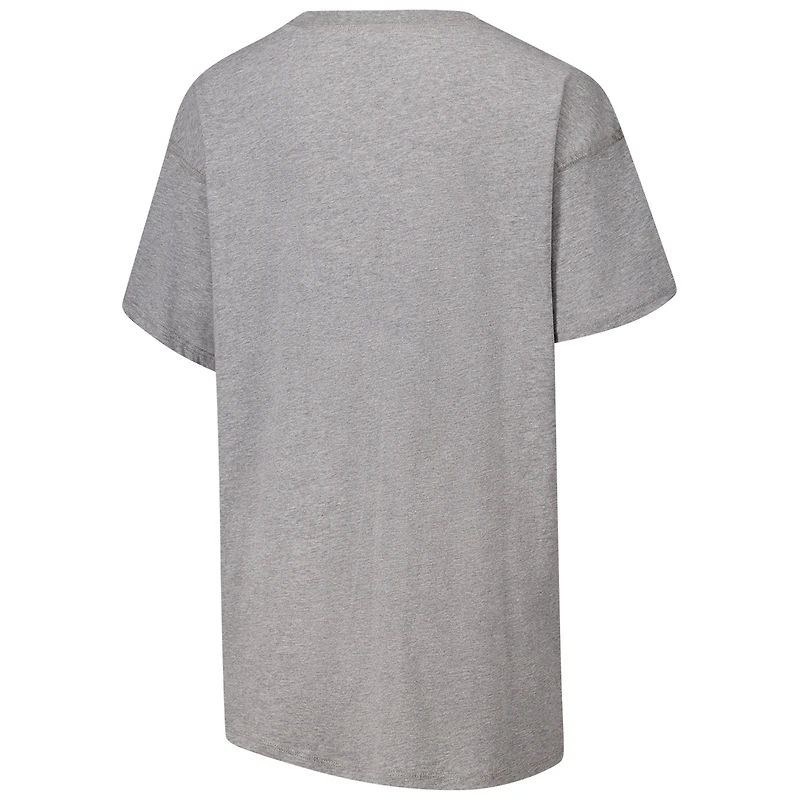 Women's '47 Heather Gray Indiana Hoosiers Muse Sadie T-Shirt