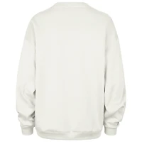 Sweat-shirt oversize blanc Indiana Hoosiers '47 pour femmes, championnes nationales des éliminatoires de football universitaire 2025