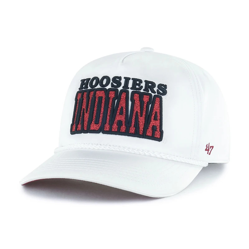 Casquette ajustable Outspoken Hitch blanche des Indiana Hoosiers pour femme, modèle 1947