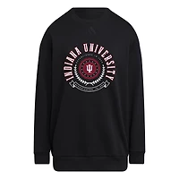 Pull ras du cou adidas Indiana Hoosiers noir pour femme