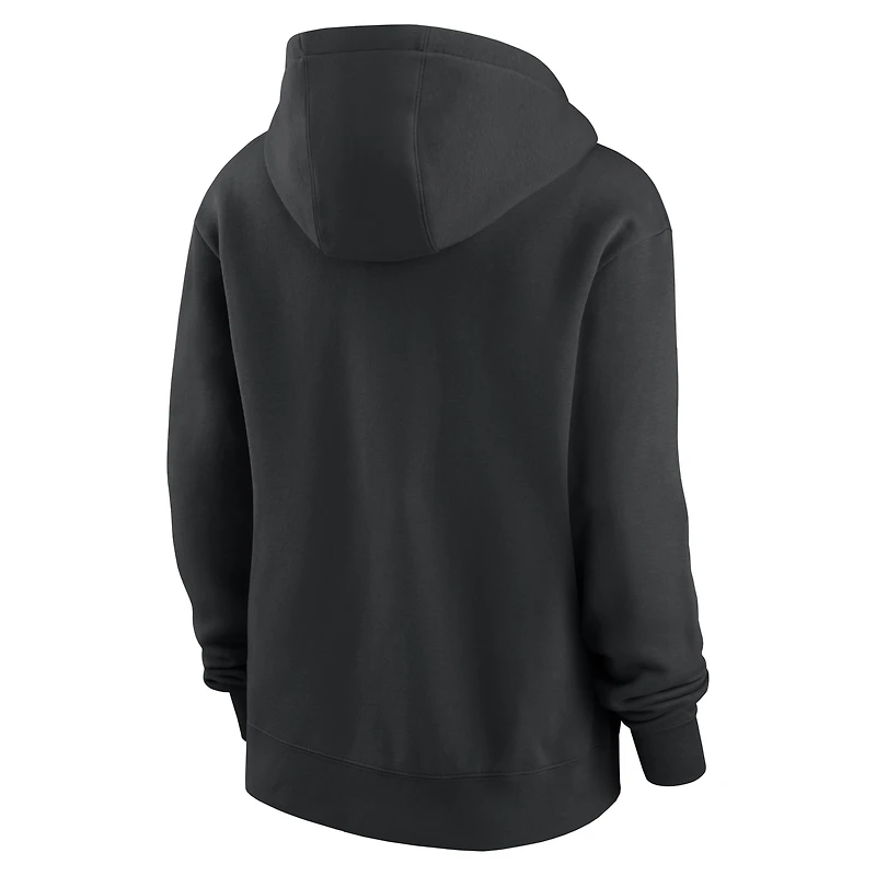 Women's Black Indiana Hoosiers College Football Playoff 2025 National Champions Locker Room Hoodie