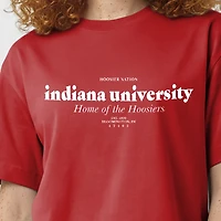 Women's Champion Crimson Indiana Hoosiers Home Wordmark T-Shirt