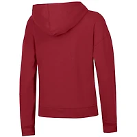 Women's Champion Crimson Indiana Hoosiers Powerblend Fleece Pullover Hoodie