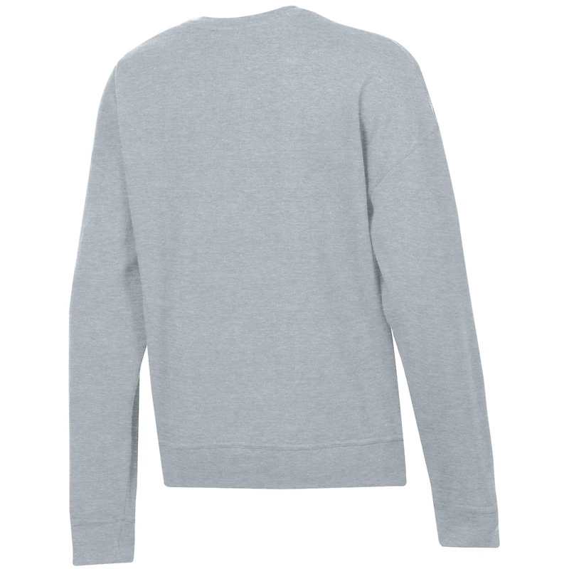 Women's Champion Heather Gray Indiana Hoosiers Powerblend Sweatshirt